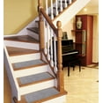 thumbnail image 2 of HSHDLDF Washable Stair Treads Non Slip Indoor Carpet with Skid Resistant Rubber Backing Specialized for Indoor Wooden Steps, Stair Rugs/Covers/Mats, 25.5×9.5 Inch, Grey, 2 of 7