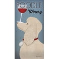 thumbnail image 2 of Fowler, Ryan 9x14 Gold Ornate Wood Framed with Double Matting Museum Art Print Titled - White Poodle Winery, 2 of 4