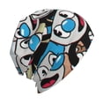 thumbnail image 3 of Cuphead Pattern Slouchy Hat For Men Women Teen Unisex Winter Hat Elastic Knitted Beanie Hats, 3 of 8