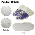 thumbnail image 6 of Chririnla Plush Slippers for Women Indoor Warm House Shoes Casual Astronaut Skull Fluffy Slippers Sneaker Slipper for Women, 6 of 7