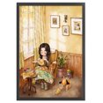 thumbnail image 2 of Bordado completo Hilo de algodón ecológico 11CT Impreso Chica Kit de punto de cruz Obra de arte FLhrweasw Nuevo, 2 of 9