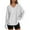 White, variant on Besolor Womens Oversized T-Shirt V Neck Long Sleeve Casual Loose Solid Color Basic Tee Tops Fall Spring Clothes