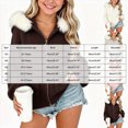 thumbnail image 3 of WXFAZCVU Girls Full Zip Cardigan Sweater Fall Winter Loose Fit Lightweight Outerwear with Hood Size 12-13 Years, 3 of 4