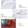thumbnail image 5 of SKYSONIC 2 PCS Pine Branches Shiny Balls Red Hand Towels with Hanging Loop for Bathroom and Kitchen, Hanging Band Towel - Kitchen Dish Cloth and Bathroom Hand Towels Set , 12"x17", 5 of 6