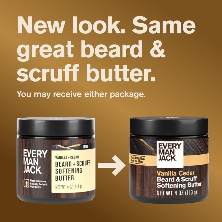 Every Man Jack Vanilla & Cedar Beard Butter, 4 oz photo 2