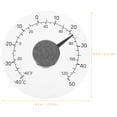 thumbnail image 4 of Miangastore Convenient Window Thermometer Room Indoor Outdoor Window Thermometer For Garden, 4 of 9