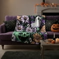 thumbnail image 4 of Manta de Franela con Estampado de Fantasmas para Halloween | para Todas Las Estaciones | 70 X 100 Cm | Poliéster Ligero | Uso Interior/Exterior | Multicolor | Ideal para Regalar, 4 of 6