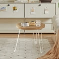 thumbnail image 6 of JingChun Foldable Small Table Movable Small Round Table Foldable Small Coffee Table Small Dining Table Suitable for Use Beside To the Sofa Clearance Under $2.00, 6 of 6