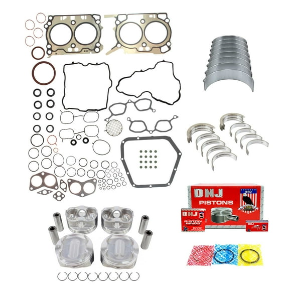 DNJ EK4348 Engine Rebuild Kit Fits Cars & Trucks 2011-2015 Subaru 2.5L H4 16V DOHC 2498cc