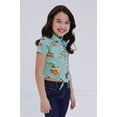 thumbnail image 2 of Disney Lion King Simba Nala Timon Little Girls Matching Family Hawaiian Button Down Shirt Girls Sizes 6, 2 of 5