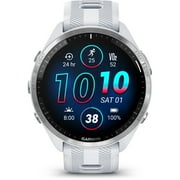 Garmin Forerunner 965 Running Smartwatch, Colorful AMOLED , Training Metrics and Recovery Insights, Whitestone and Powder Gray