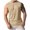 Beige, variant on Men's Drop Arm Cotton Tank Top Sleeveless Muscle Cut off T Shirts Gym Workout Stringers Size 3XL Navy