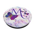 thumbnail image 2 of Adhesivo PopSockets PopGrip con letra M en forma de mariposa morada, 2 of 7