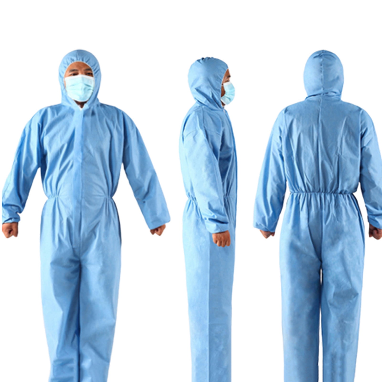 M-3XL Coverall Overall Suit Hood Dustproof Painter Doctor Disposable  Nonwoven 