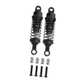 thumbnail image 2 of MERIGLARE 4x Shock Absorbers 1/12 1/16 Scale Metal Replacement Sturdy Upgrade Parts 55mm Dampers RC Shocks for D90 MN82 MN98 MN99S C24 , Black, 2 of 8