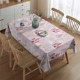thumbnail image 2 of Princess Castle Cloud Pattern Rectangle Tablecloth 60"x84",Waterproof Polyester Rectangle Table Cloth, Wipeable Spillproof Polyester Tablecloth for Dining, Camping, Indoor and Outdoor, 2 of 5