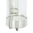 thumbnail image 4 of DecMode Silver Aluminum Geometric Pillar Wall Sconce, 4 of 8