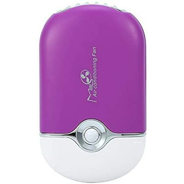 Apstour USB Mini Ventilateurs Portatifs Rechargeables Électriques Sans Aube Ventilateur de Réfrigération de Climatisation de Poche