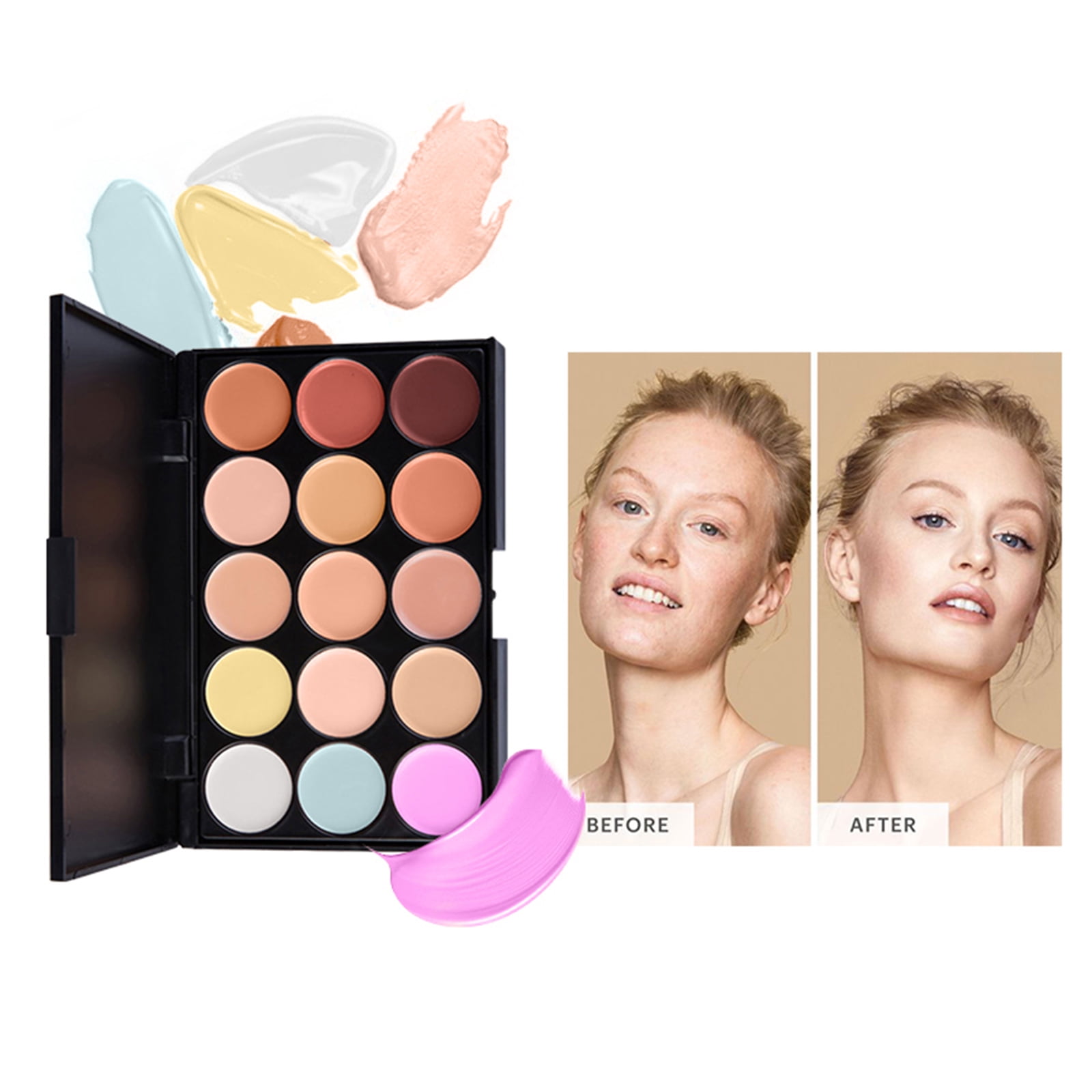FantasyDay All-in-one Makeup Set Holiday Gift Surprise | Full Makeup Kit for Women Essential Starter Bundle Include Eyeshadow Palette Lipstick Blush Concealer Face Powder Eyeliner Mascara Soft Brush