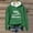 Green, variant on Yes I'm Always Freezing Me 24:7 Fleece Lined Hoodie for Women Winter Warm Long Sleeve Pullover Sweatshirt Cozy Top Blue M