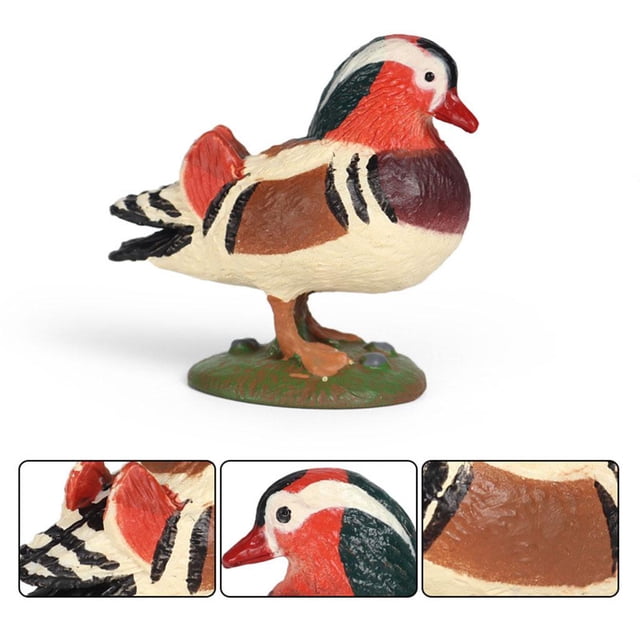 Modelo de juguetes Hugo Figura Pato Mandarín Decoración para hogar escritorio