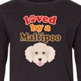 thumbnail image 4 of Inktastic Maltipoo Dog Poodle Maltese Long Sleeve Youth T-Shirt, 4 of 5