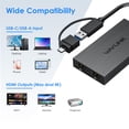 thumbnail image 3 of Adaptador HDMI dual WAVLINK USB-C y USB-A 4K @60Hz para 2 monitores, 3 of 9
