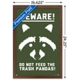thumbnail image 3 of Lunch Hour Productions - Trash Panda Wall Poster, 14.725" x 22.375" Framed, 3 of 5