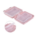 thumbnail image 3 of Unique Bargains 1 Pc 6 Grids Independent Double Layer Pill Case Detachable for Travel Pink, 3 of 6