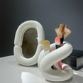 thumbnail image 6 of Huhudde Ceramics Toothbrush Holder Handmade Bathroom Toothbrush Stand for Toothpastes Pen, 6 of 20