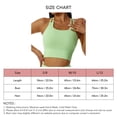 thumbnail image 5 of Sujetador deportivo con espalda cruzada para mujer, Color puro, doble correa, cuello cuadrado, sujetador de Yoga, camisetas sin mangas para entrenamiento, 5 of 5