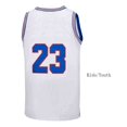 thumbnail image 3 of Camisetas de baloncesto para niños 1 Bugs 23 Camiseta SPACE JAM Costura Bordado Ropa deportiva para exteriores de alta calidad Blanco Negro, 3 of 5