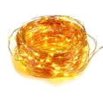 thumbnail image 3 of Guirnalda de luces de alambre de cobre Thrisdar con enchufe de 50/80/100 m, luces navideñas con destellos de estrellas, luces de hadas para fiestas de bodas y árboles de Navidad, 3 of 5
