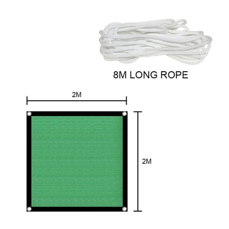 JINGT Green Anti-Uv Privacy Screen Netting Garden Screening Windbreak Fencing Net