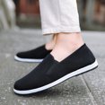 thumbnail image 4 of DPTALR Hommes Garçons Espadrilles Décontractées Sport Course Respirantes en Toile Unie à Enfiler, 4 of 9
