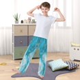 thumbnail image 5 of Boy's Pajama Pants Boys' Long Sleep Pants Children's Pajama Pants Loose Fitting Pajama Pants are Convenient to Put on and Take off S Pretty Marble Pattern, 5 of 9
