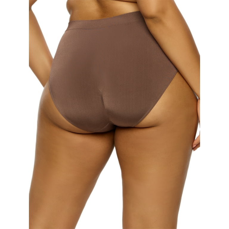 Paramour by Felina | Body Smooth Seamless Brief 3-Pack | No Visible Panty  Lines (All About Toffee, X-Large)