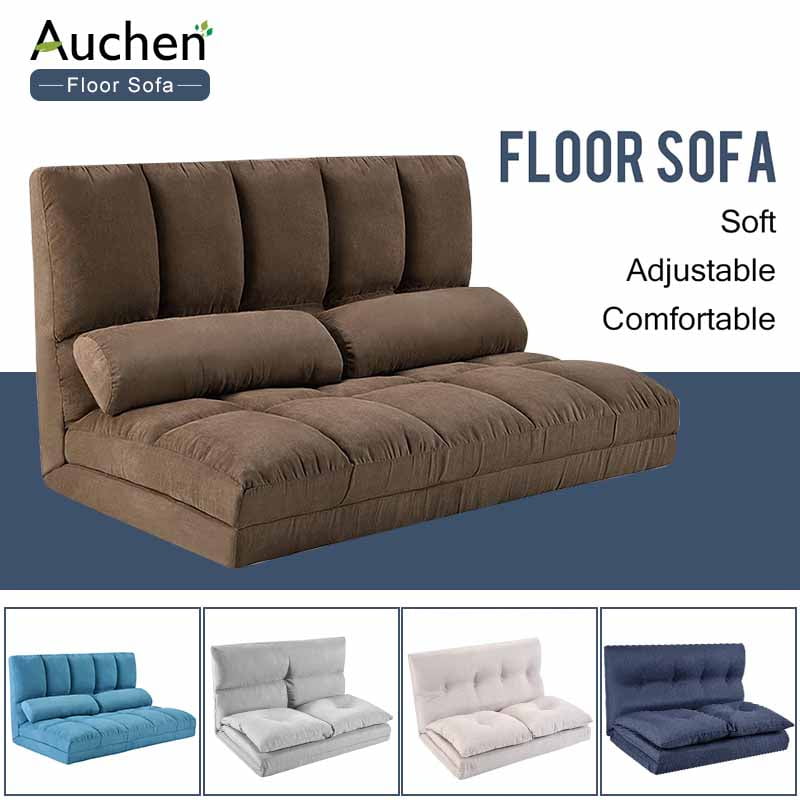 Folding Floor Couch, AUCHEN® Lazy Sofa / Adjustable
