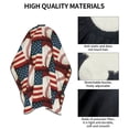 thumbnail image 4 of Baseball America Flag Barber Cape 66"x55" Salon Hair Cutting Haircut Cape Color Capes Stylist HairdresserApron, 4 of 7