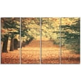 thumbnail image 2 of Forêt d'Automne avec Sentier de Marche - Art Mural Moderne sur Toile de Forêt, 2 of 3