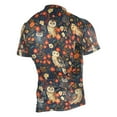 thumbnail image 2 of joogoo Owl in Flowers Pattern Men's Cycling Jerseys Mountain Bike Short Sleeve Tops 2XL, 2 of 7
