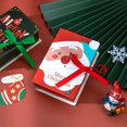 thumbnail image 2 of Cajas de dulces con forma de libro de Navidad, bolsas de regalo de Papá Noel, decoración de fiesta de Navidad, 2024, 5 unidades por juego, 2 of 4