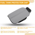 thumbnail image 4 of Tapa de la puerta del tanque de combustible para Audi A6 C7 2012-2018 Cubierta de la tapa del llenado de combustible Tipo de tornillo No.4GD809907A Primer ABS, 4 of 6
