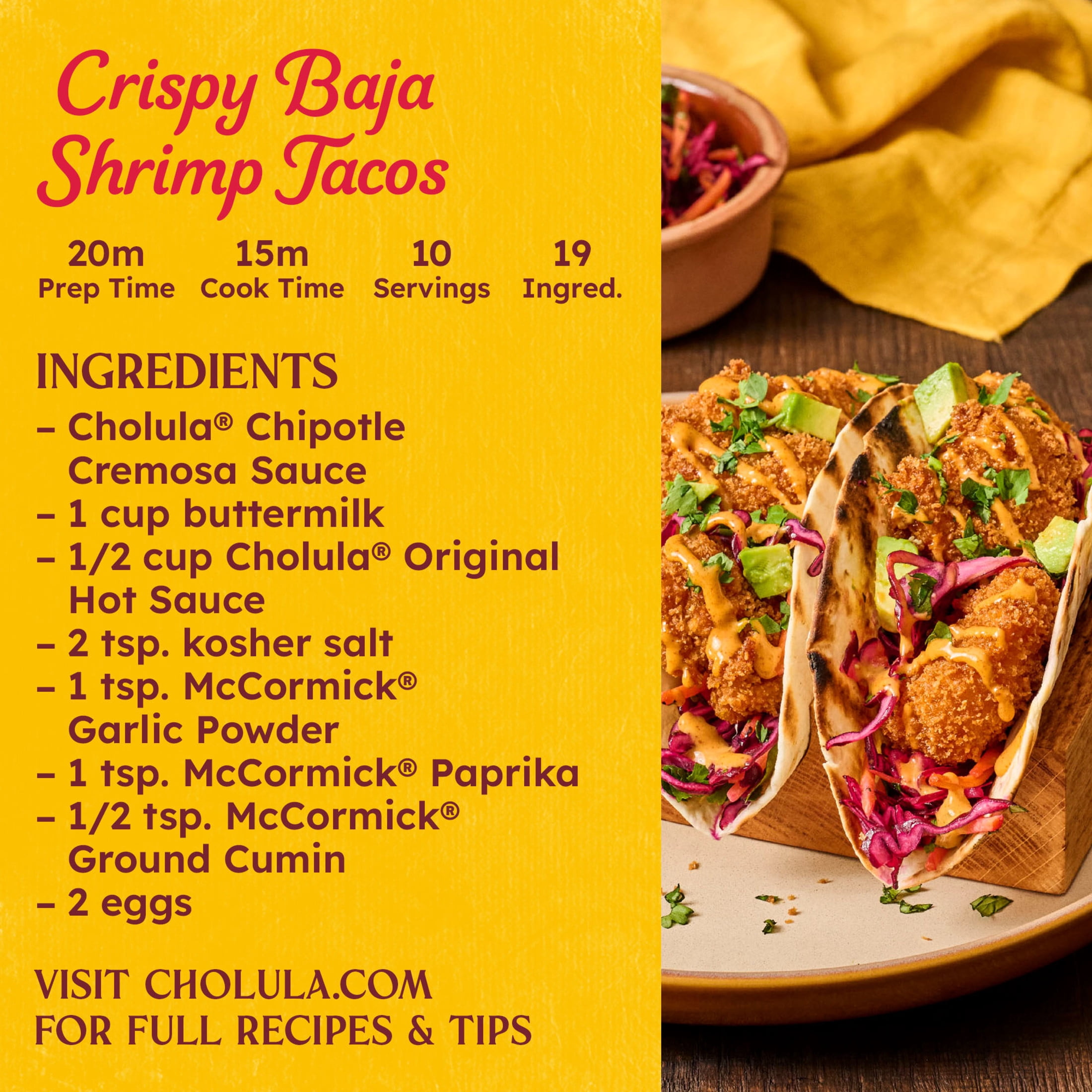 (6 pack) Cholula Chipotle Cremosa Sauce, 8.0 oz Bottle