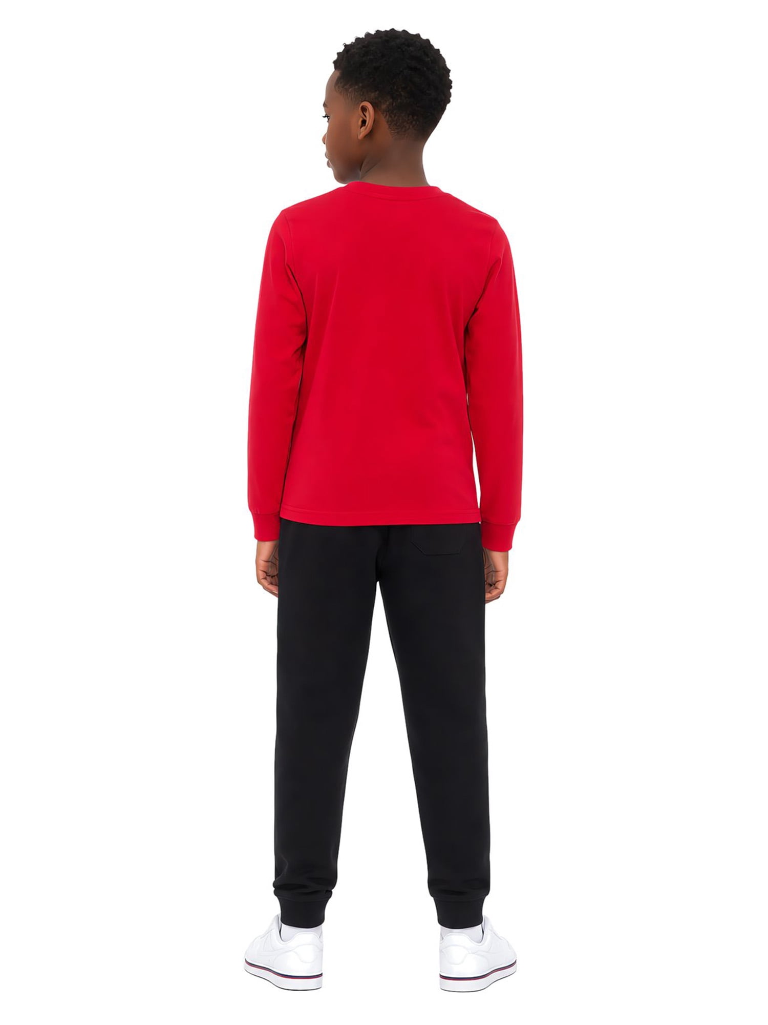 U.S. Polo Assn. Boys Long Sleeve Crewneck Shirt, Sizes 4-18