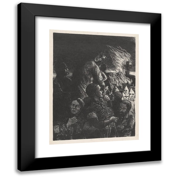 Frank Hartley Anderson 15x18 Black Modern Framed Museum Art Print Titled - Kkk (Untitled) (1940)