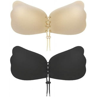 Adhesive Silicone Bra for Backless Dress Push up Sticky Bra Strapless Invisible - Walmart.com Adhesive Silicone Bra for Backless Dress Push up Sticky Bra Strapless Invisible - Walmart.com