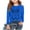 Blue, variant on SGFCWSX Long Sleeve Shirts for Kids Girls Calf Print Tops Casual Fall T-Shirts Blue Size 7-8 Years