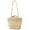 Off-white, variant on Boho Woven Straw Shoulder Bag Women’s Retro Drawstring Bucket Handbag Casual Summer Beach Daily Travel Fashion Purses