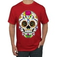thumbnail image 1 of Wild Bobby Day Of The Dead Sugar Skull Pop Culture Men Graphic Tee, Red, 3X-Large, 1 of 5